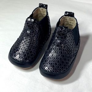 Old Soles Black Silver Dress Shoes